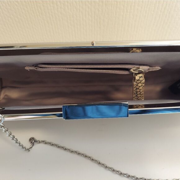 Calvin Klein reptile print evening purse - Picture 7 of 7